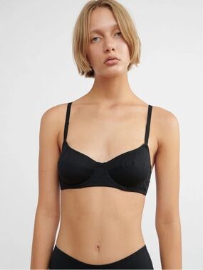 Araks Black Mesh Bra 32C